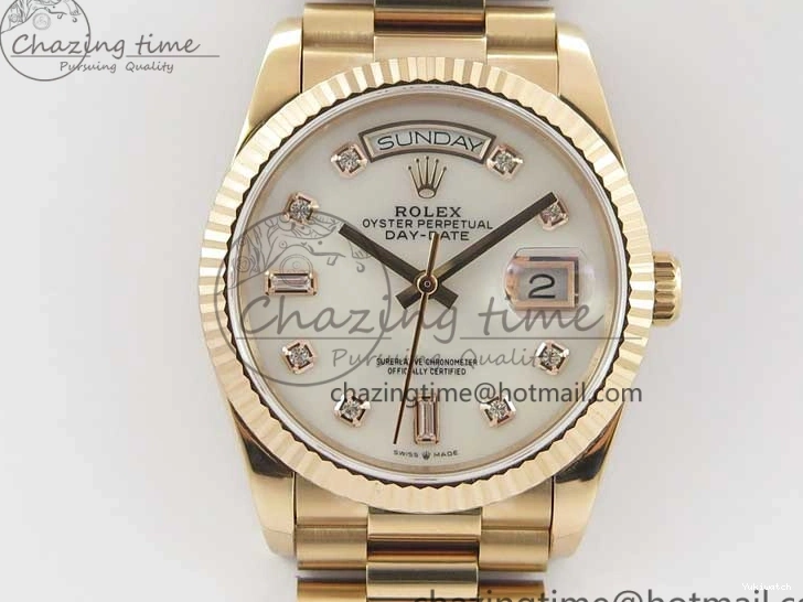 Dial Maker President 36 Edition on Markers Bp Day-Date MOP Crystral 128239 Best Bracelet RG RG White 0220